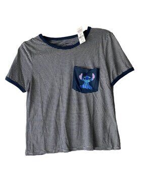 Disney Lilo And Stitch Women’s Small T-Shirt New Casual Graphic Tee Comfortable